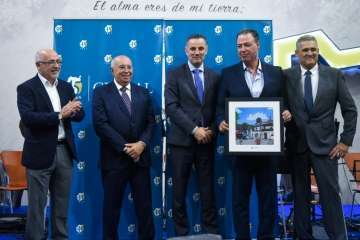 La fiesta aniversario de Global se celebró este miércoles en el Cabildo grancanario (Foto TA)